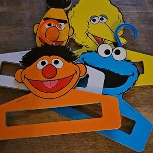 Sesame Street Character Hangers Set of 4